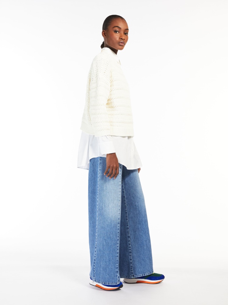 ROCCO_crosselling_img Cotton denim jeans - NAVY - Weekend Max Mara