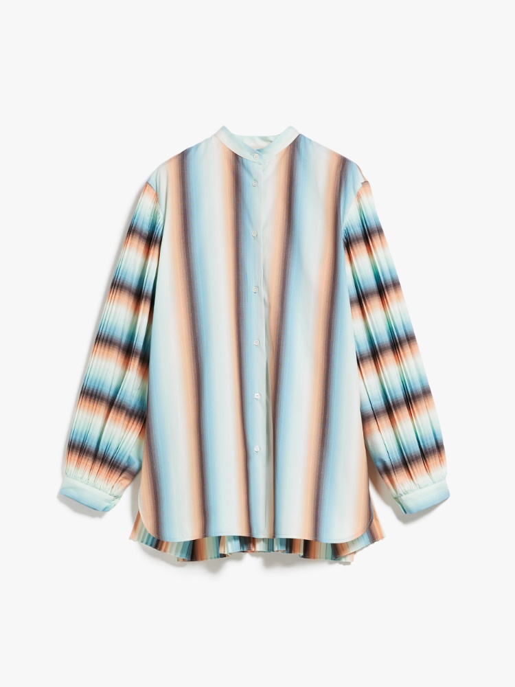 Cotton poplin tunic, pastel green | Weekend Max Mara