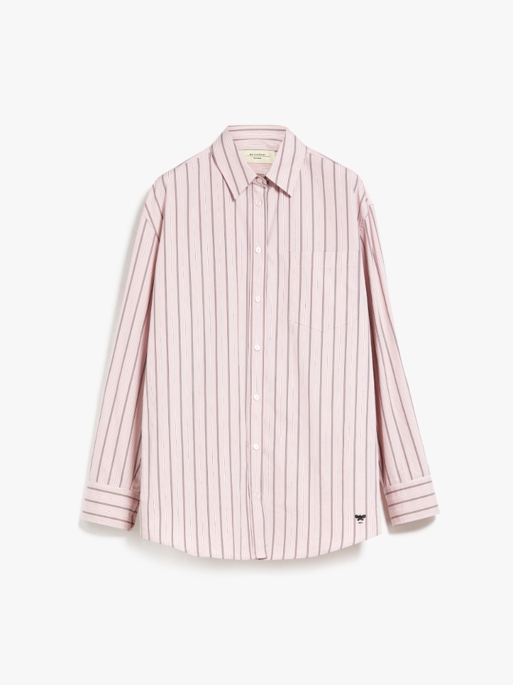 Cotton poplin tunic, pink | Weekend Max Mara