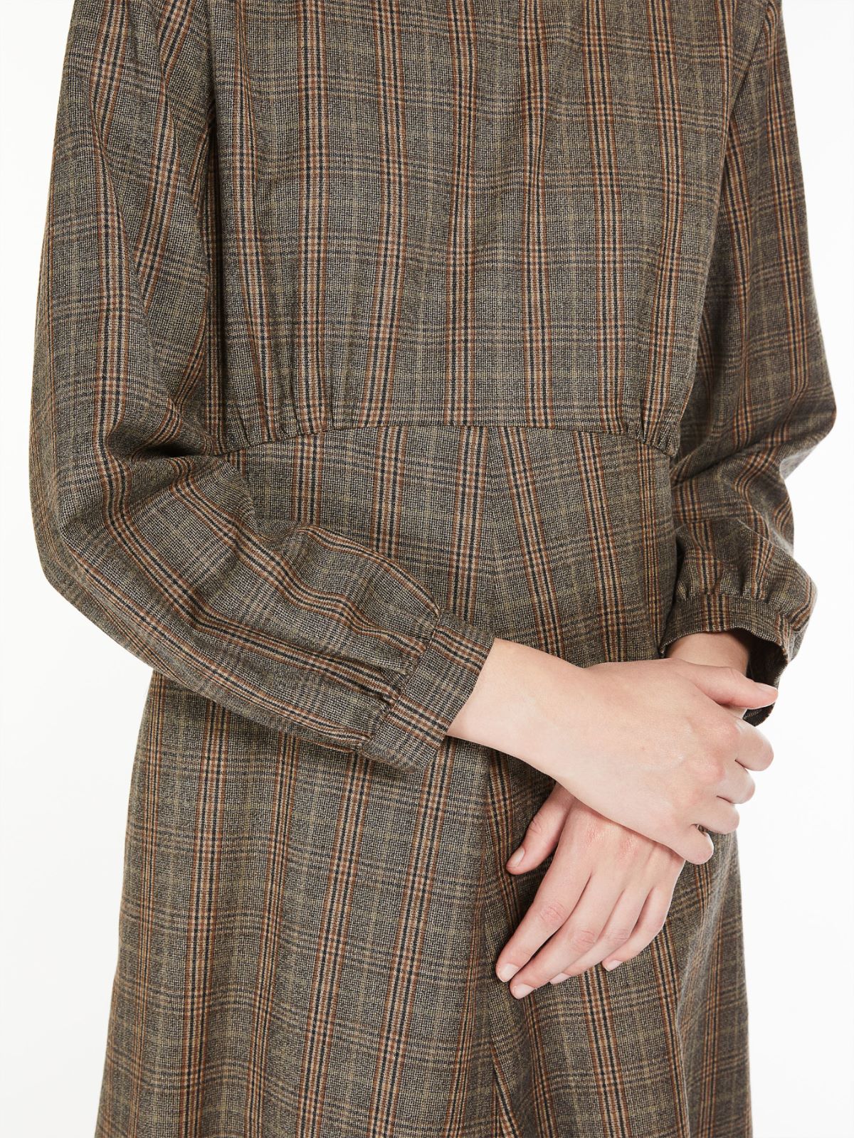 Wool flannel dress - CAMEL - Weekend Max Mara - 4
