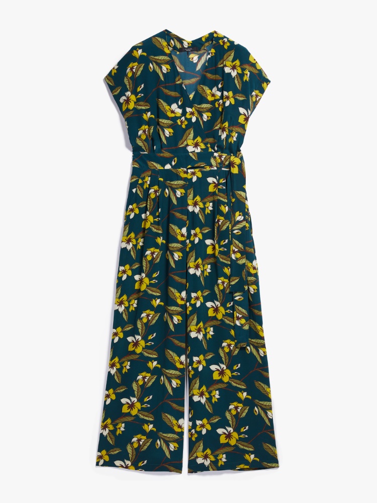 Crepe de chine jumpsuit, oil | Weekend Max Mara