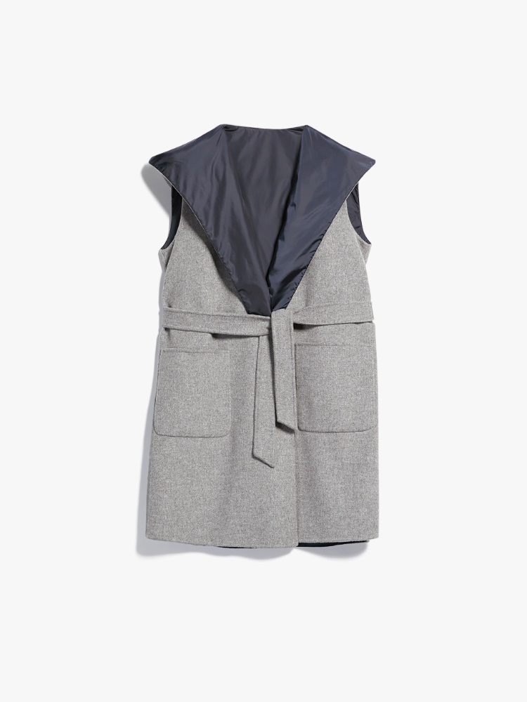 Reversible gilet, medium grey | Weekend Max Mara