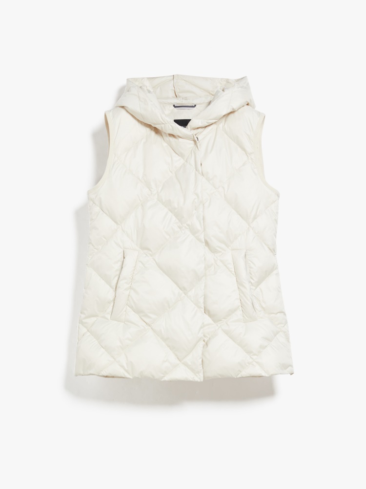 Water-repellent fabric gilet, ice | Weekend Max Mara
