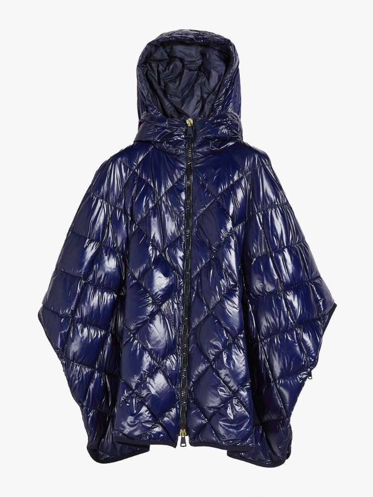 Water-repellent taffeta cape, midnightblue | Weekend Max Mara
