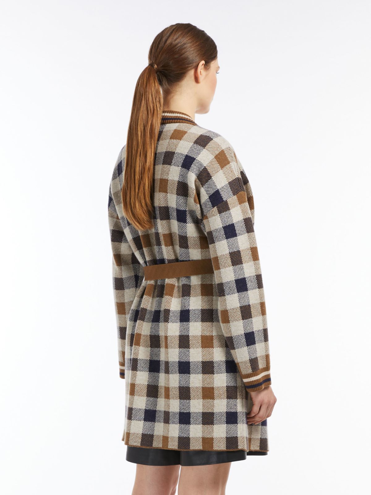 Wool blend-knit cardigan - CARAMEL - Weekend Max Mara - 3 Wool blend-knit cardigan - CARAMEL - Weekend Max Mara - 3
