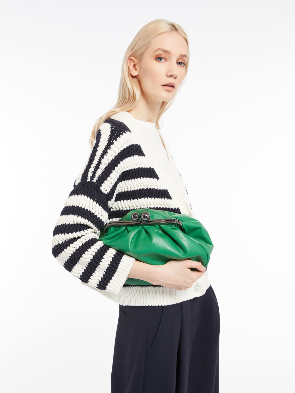 Cotton-blend cardigan - NAVY - Weekend Max Mara - 4 Cotton-blend cardigan - NAVY - Weekend Max Mara - 4
