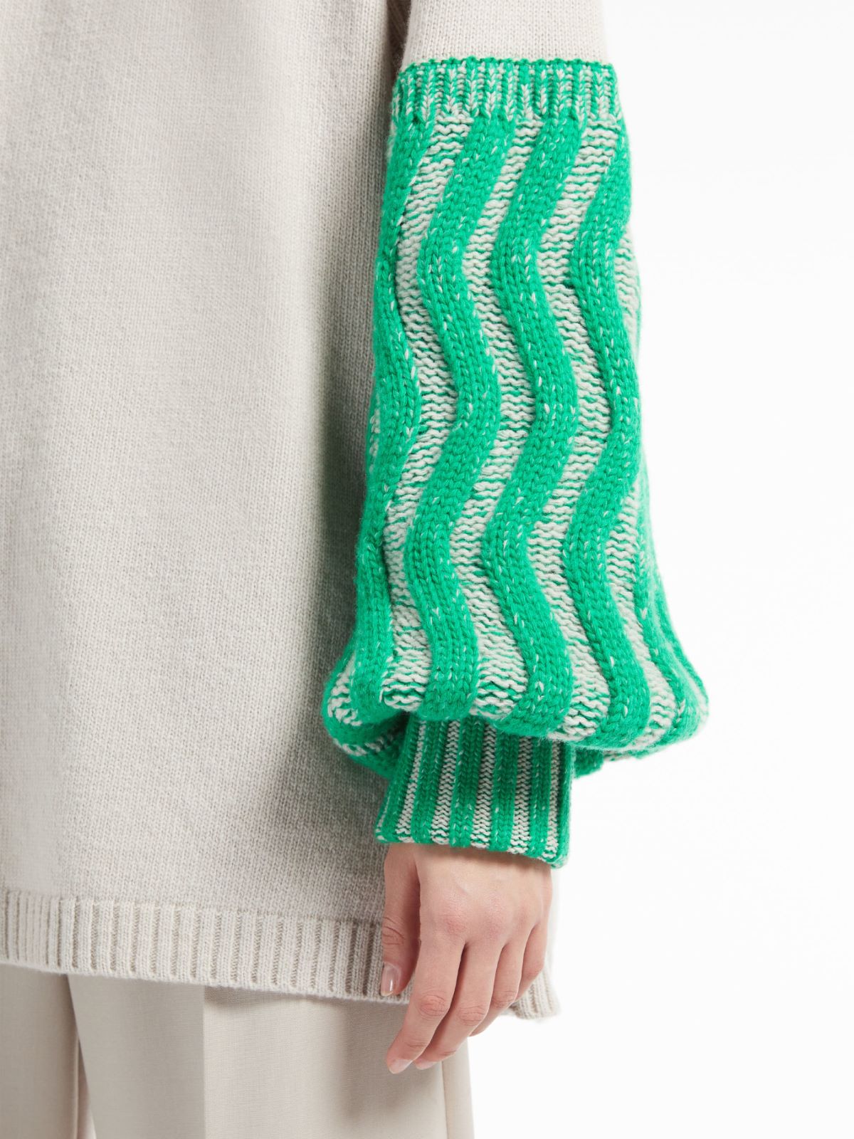 Wool sweater - EMERALD - Weekend Max Mara - 5 Wool sweater - EMERALD - Weekend Max Mara - 5
