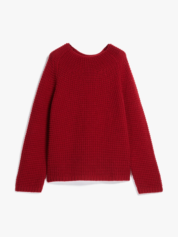 Wool jumper, cherry | Weekend Max Mara