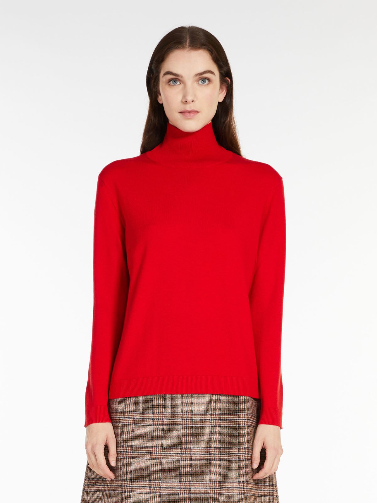 Silk and wool sweater - RED - Weekend Max Mara - 2