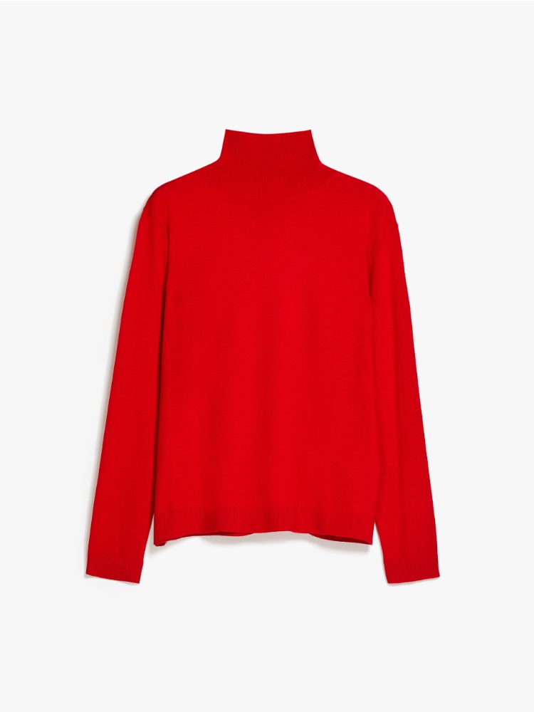 Silk and wool sweater, red | Weekend Max Mara