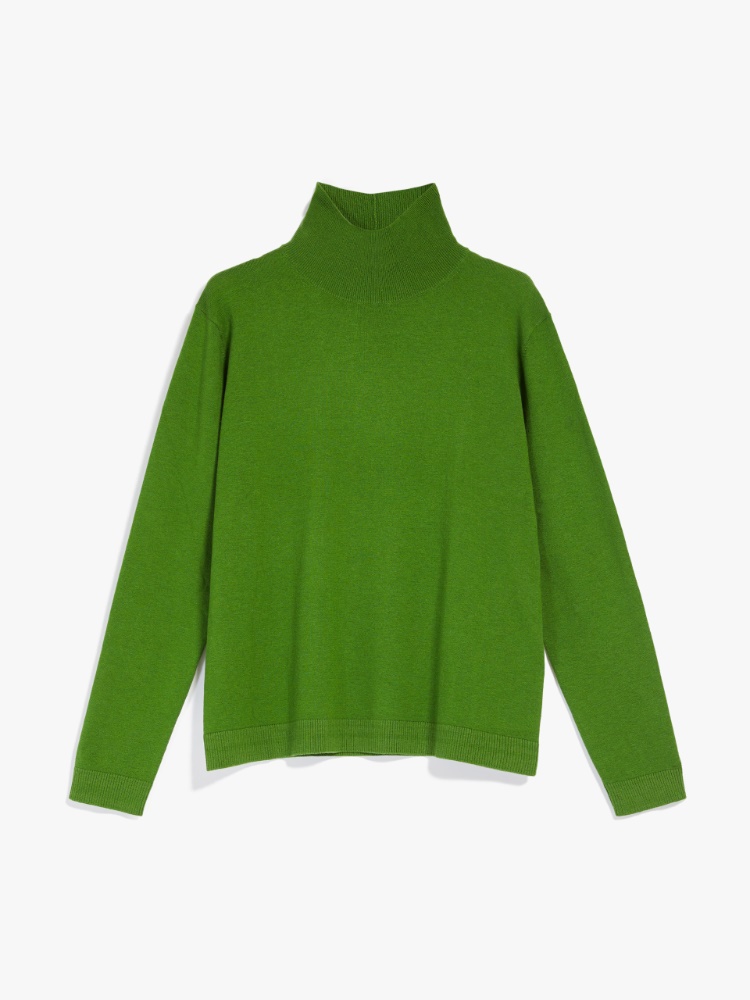 Silk and wool sweater, green | Weekend Max Mara