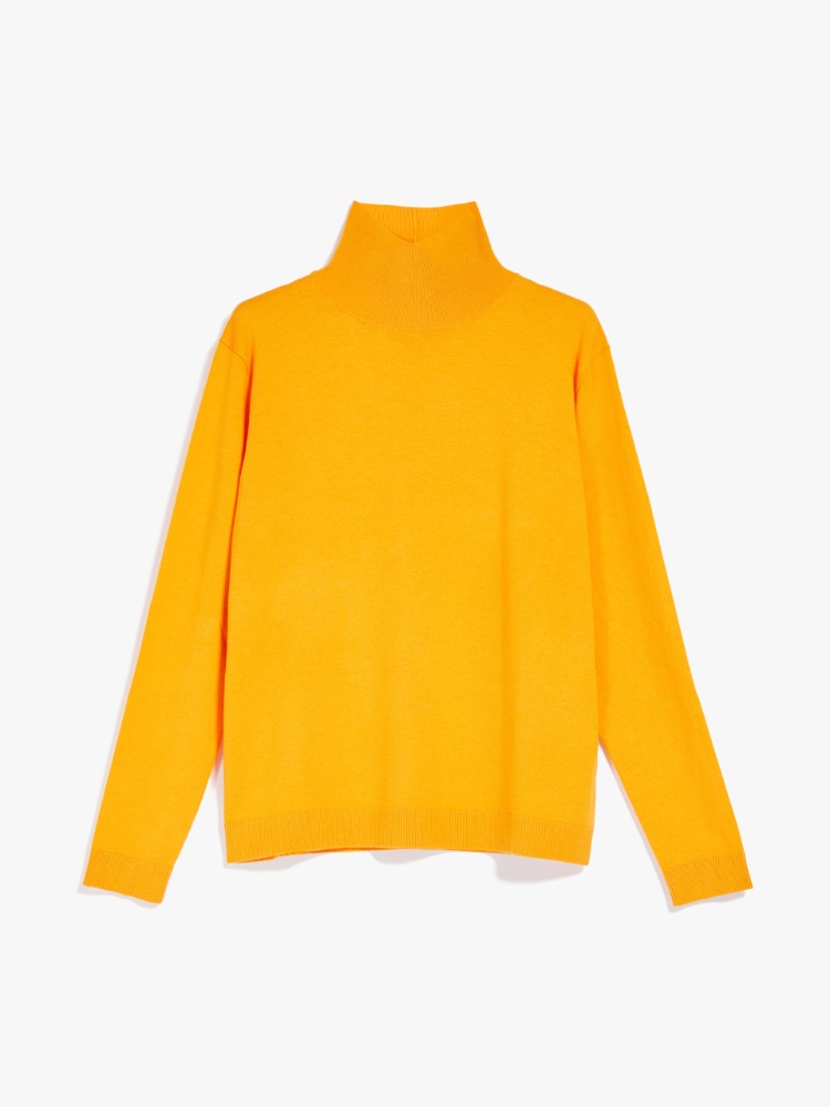 Silk and wool sweater, tangerine | Weekend Max Mara