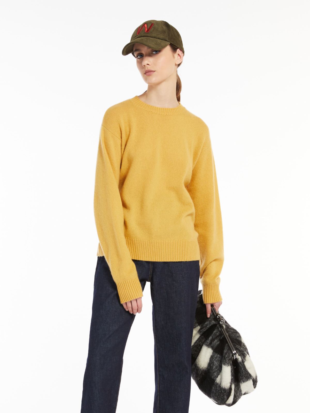 Cashmere yarn sweater - GOLD - Weekend Max Mara - 4