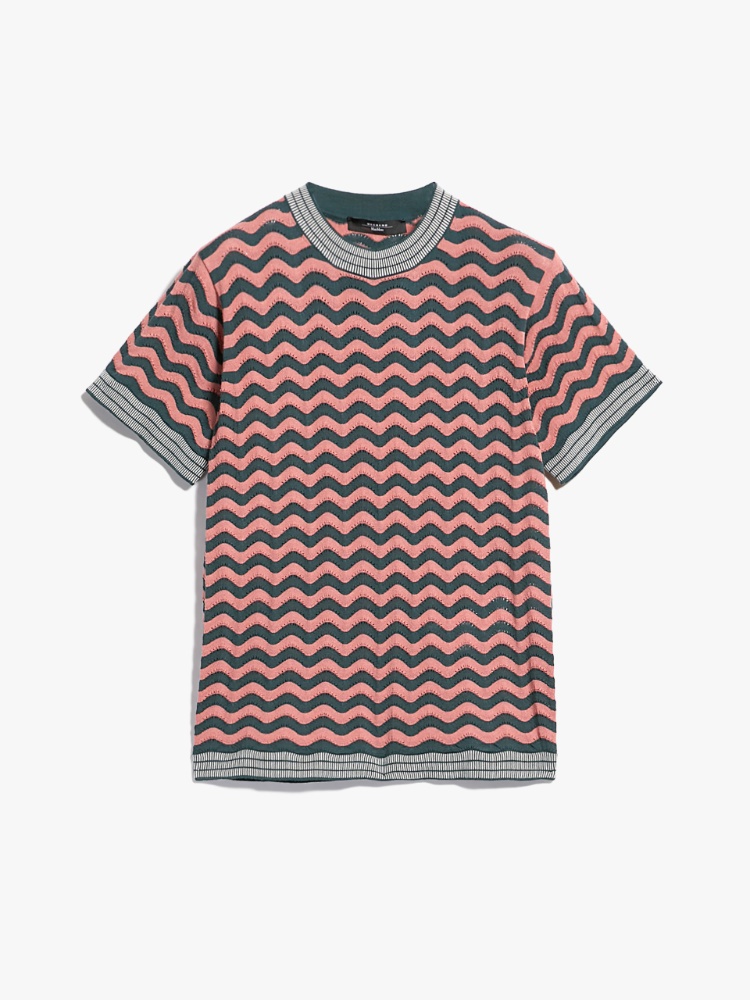 Viscose-knit T-shirt, light blue | Weekend Max Mara