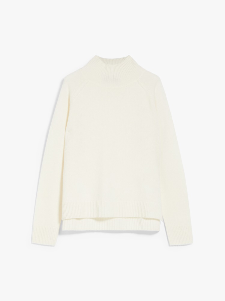 Cashmere yarn sweater, milk | Weekend Max Mara