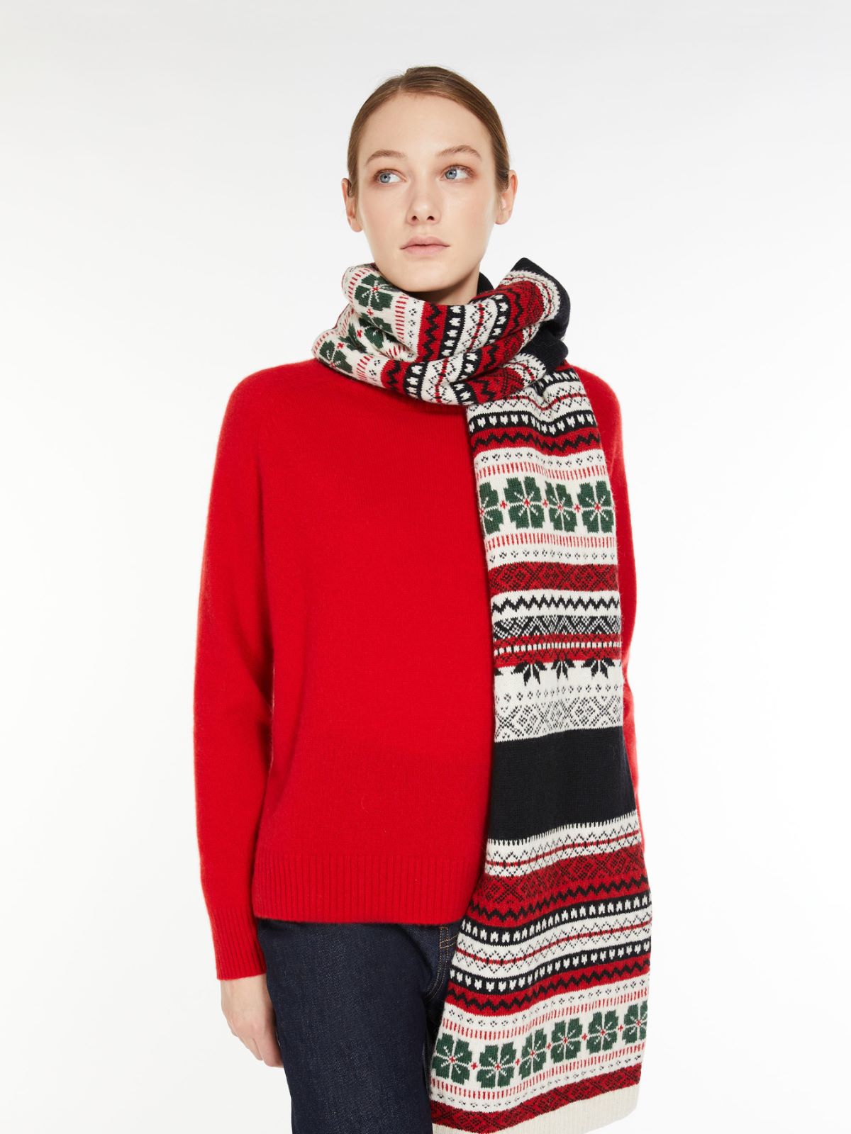 Cashmere yarn sweater - RED - Weekend Max Mara - 4