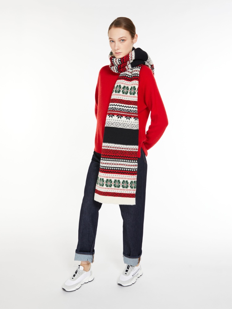 Cashmere yarn sweater - RED - Weekend Max Mara