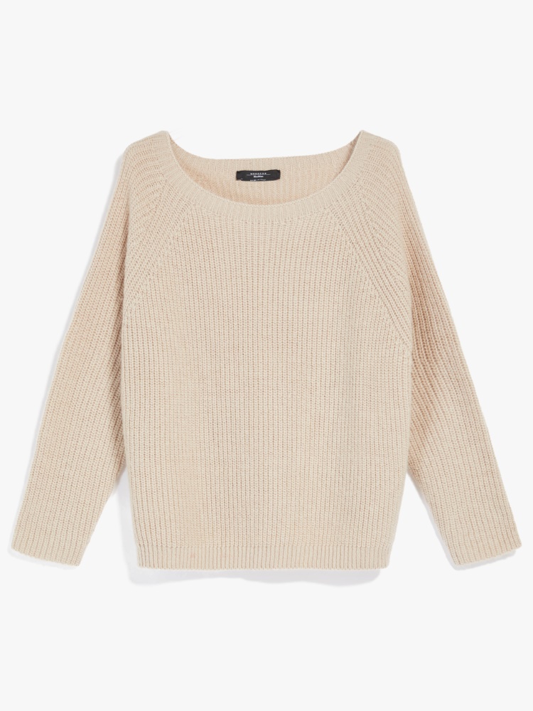 Mohair yarn sweater - BEIGE - Weekend Max Mara