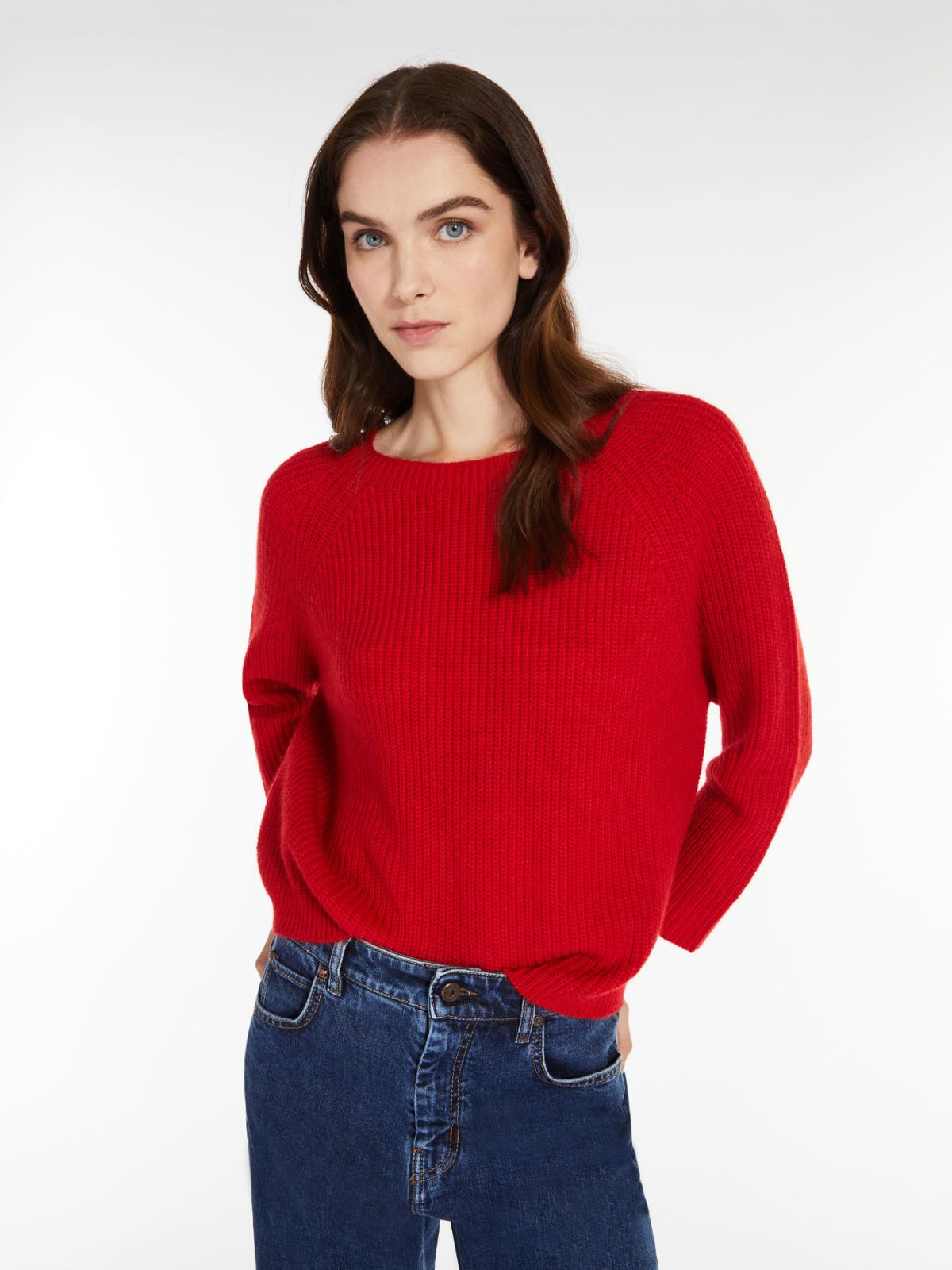 Mohair yarn sweater - RED - Weekend Max Mara - 4