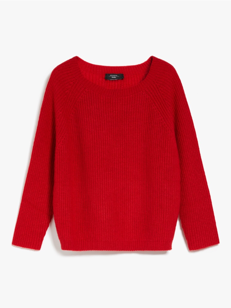 Mohair yarn sweater, red | Weekend Max Mara
