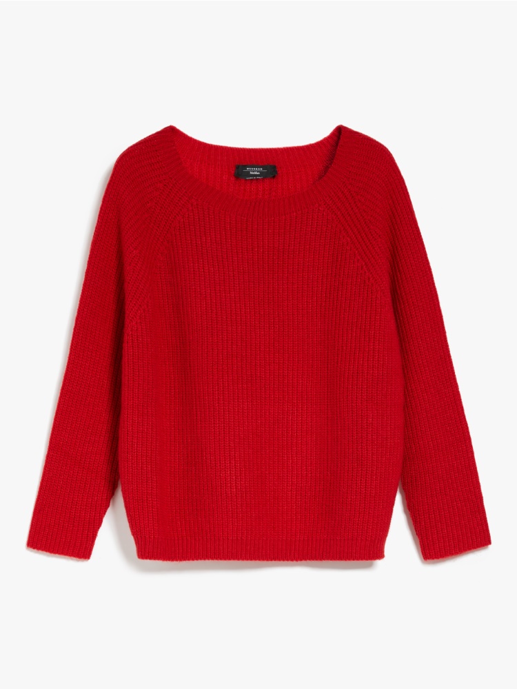 Mohair yarn sweater - RED - Weekend Max Mara