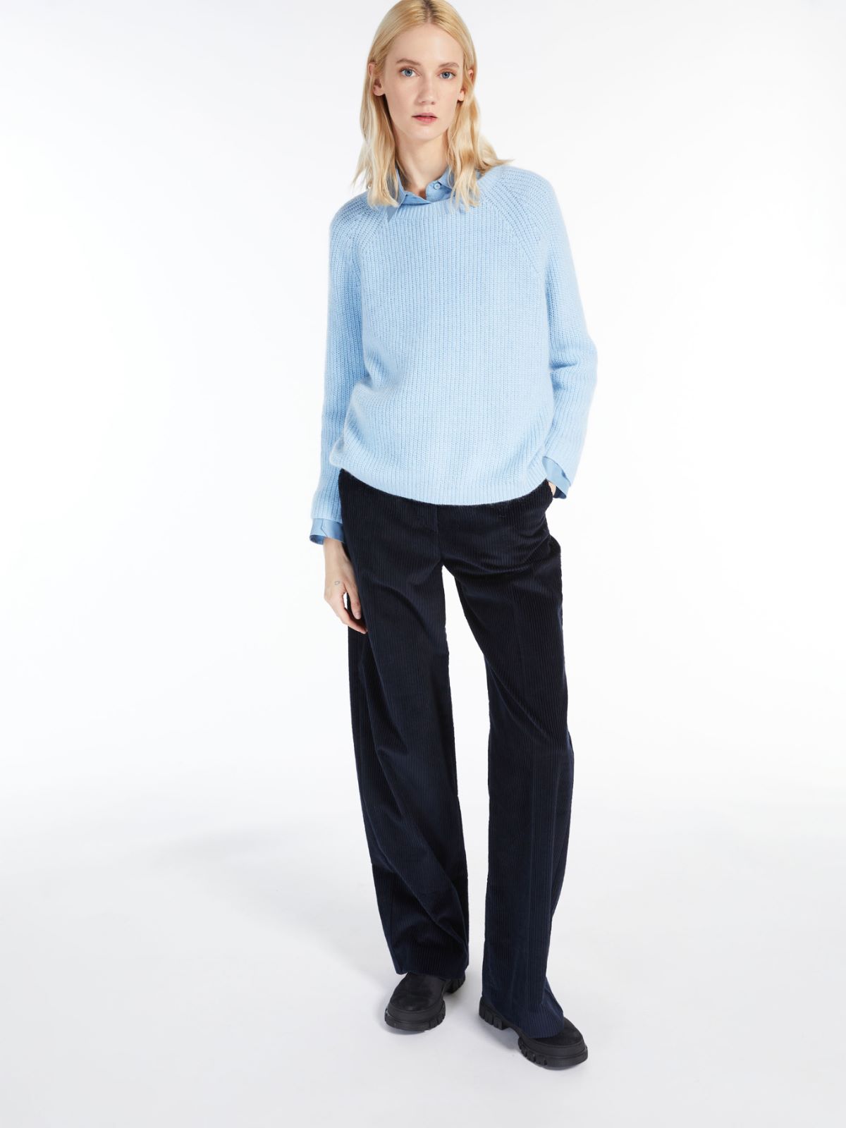 Mohair yarn sweater - SKY BLUE - Weekend Max Mara Mohair yarn sweater - SKY BLUE - Weekend Max Mara