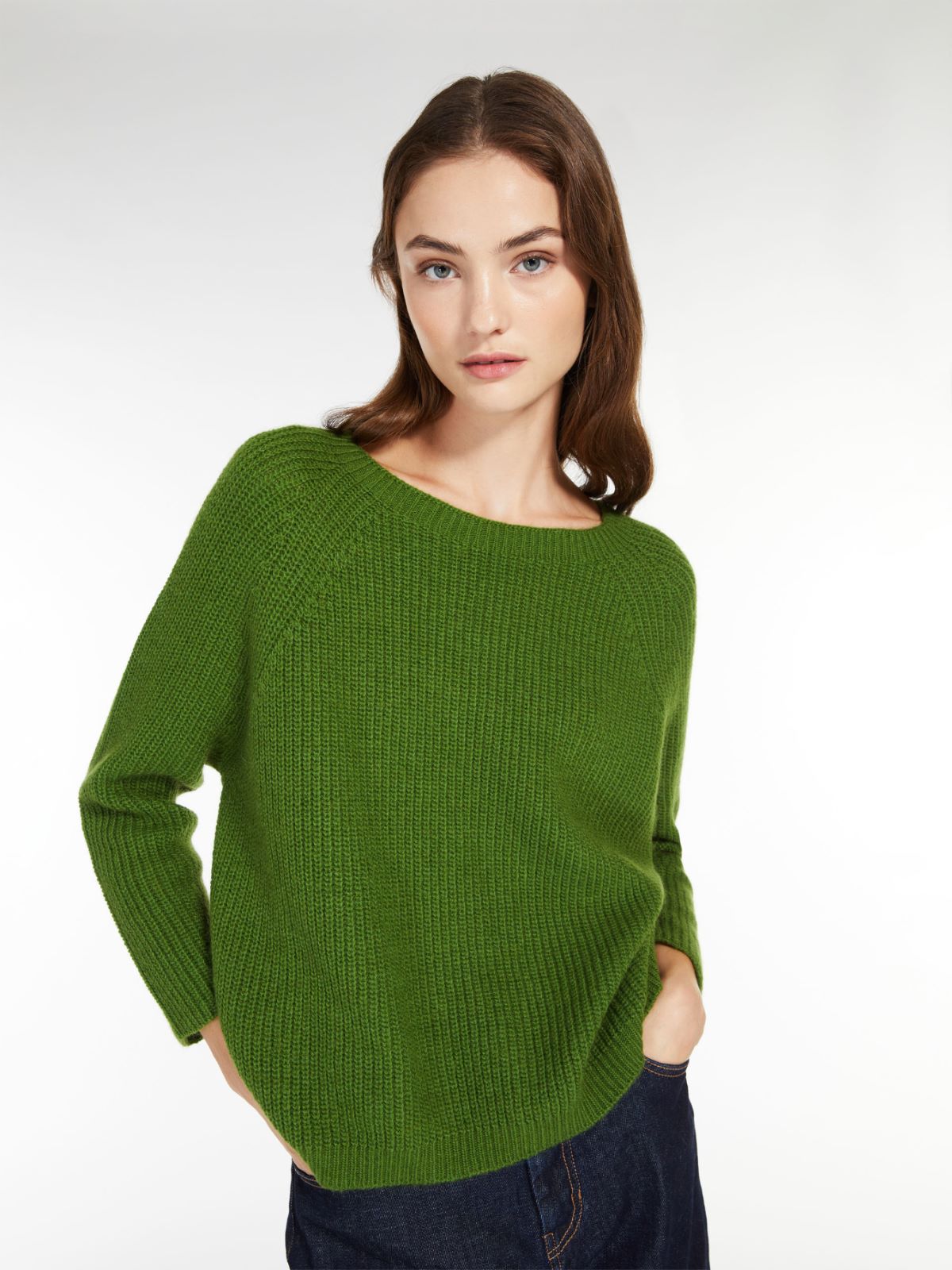 Mohair yarn sweater - GREEN - Weekend Max Mara - 4