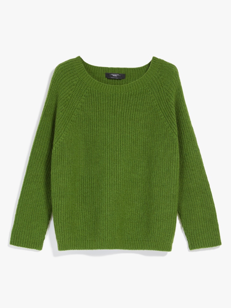 Mohair yarn sweater, green | Weekend Max Mara