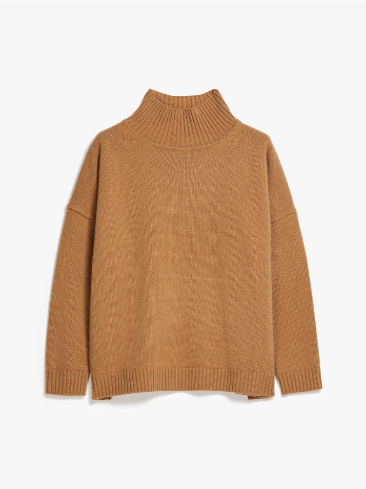 Carded wool sweater, camel | Weekend Max Mara