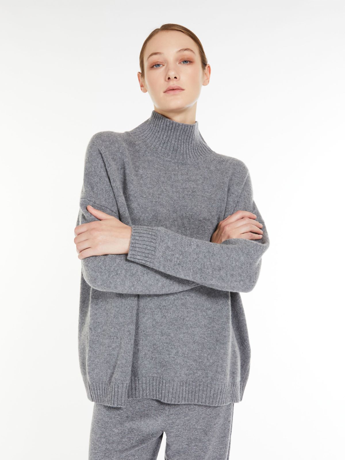 Carded wool sweater - MEDIUM GREY - Weekend Max Mara - 4