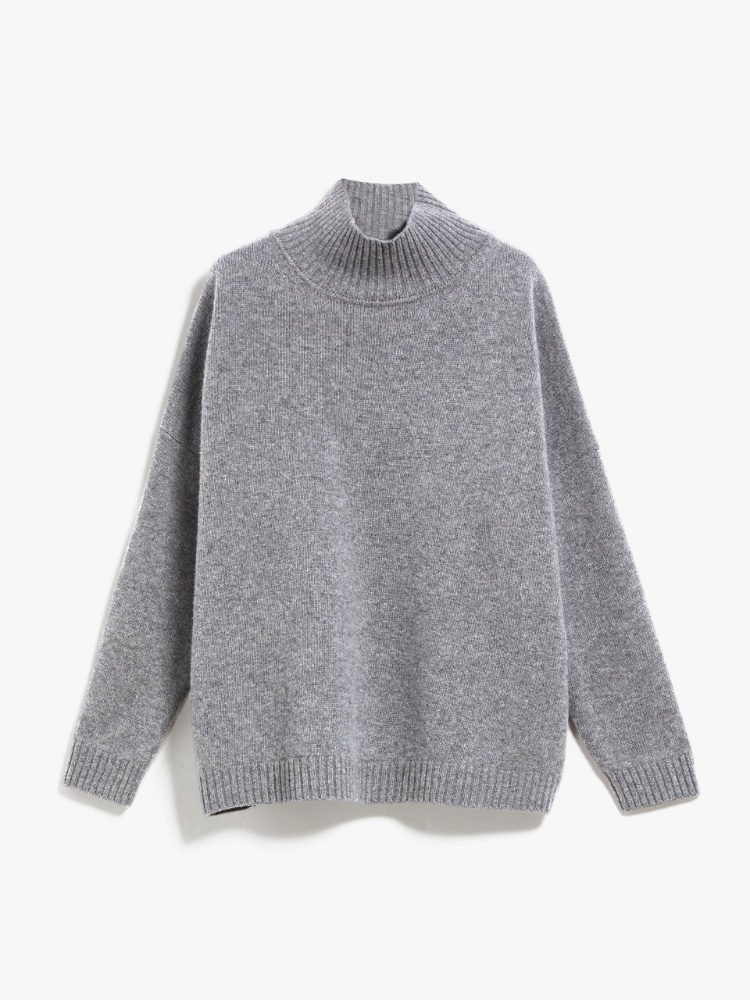 Carded wool sweater, medium grey | Weekend Max Mara