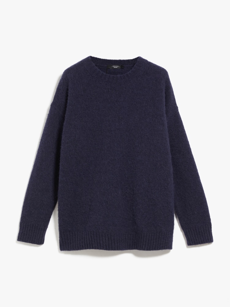 Alpaca and cotton jumper, ultramarine | Weekend Max Mara
