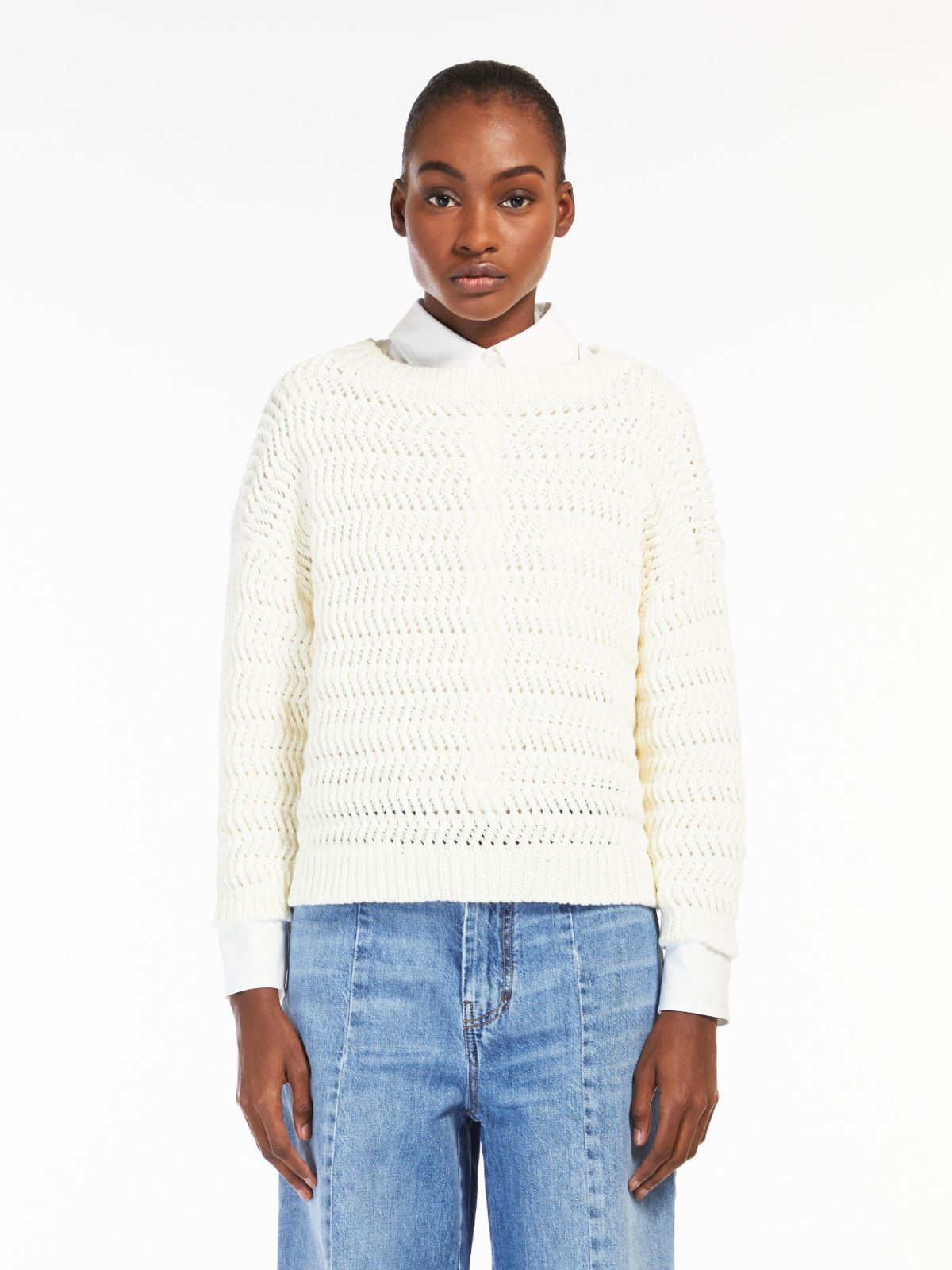 Cotton-blend yarn sweater - IVORY - Weekend Max Mara - 2