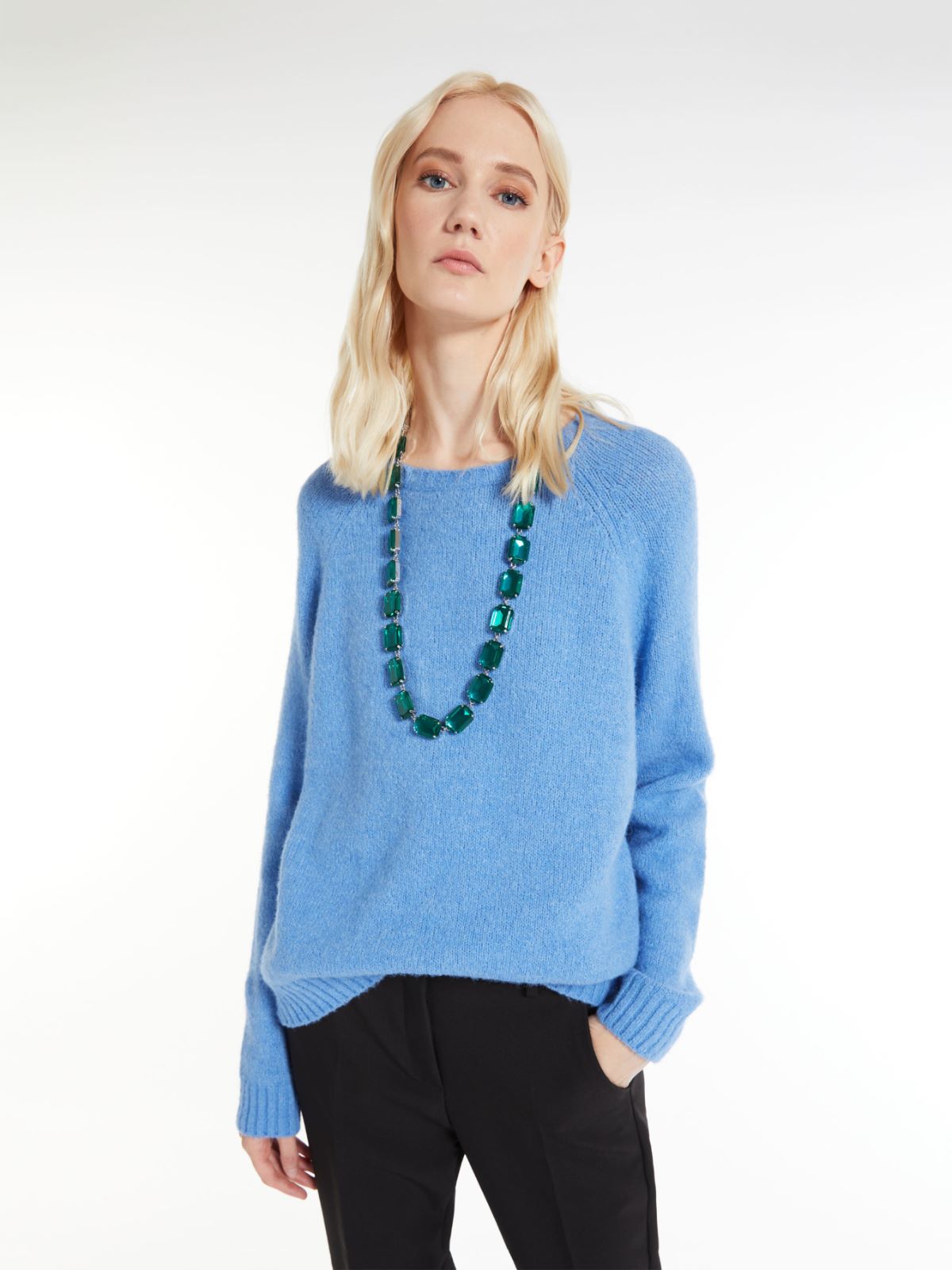 Alpaca and cotton-blend yarn sweater Weekend Maxmara Alpaca and cotton-blend yarn sweater Weekend Maxmara