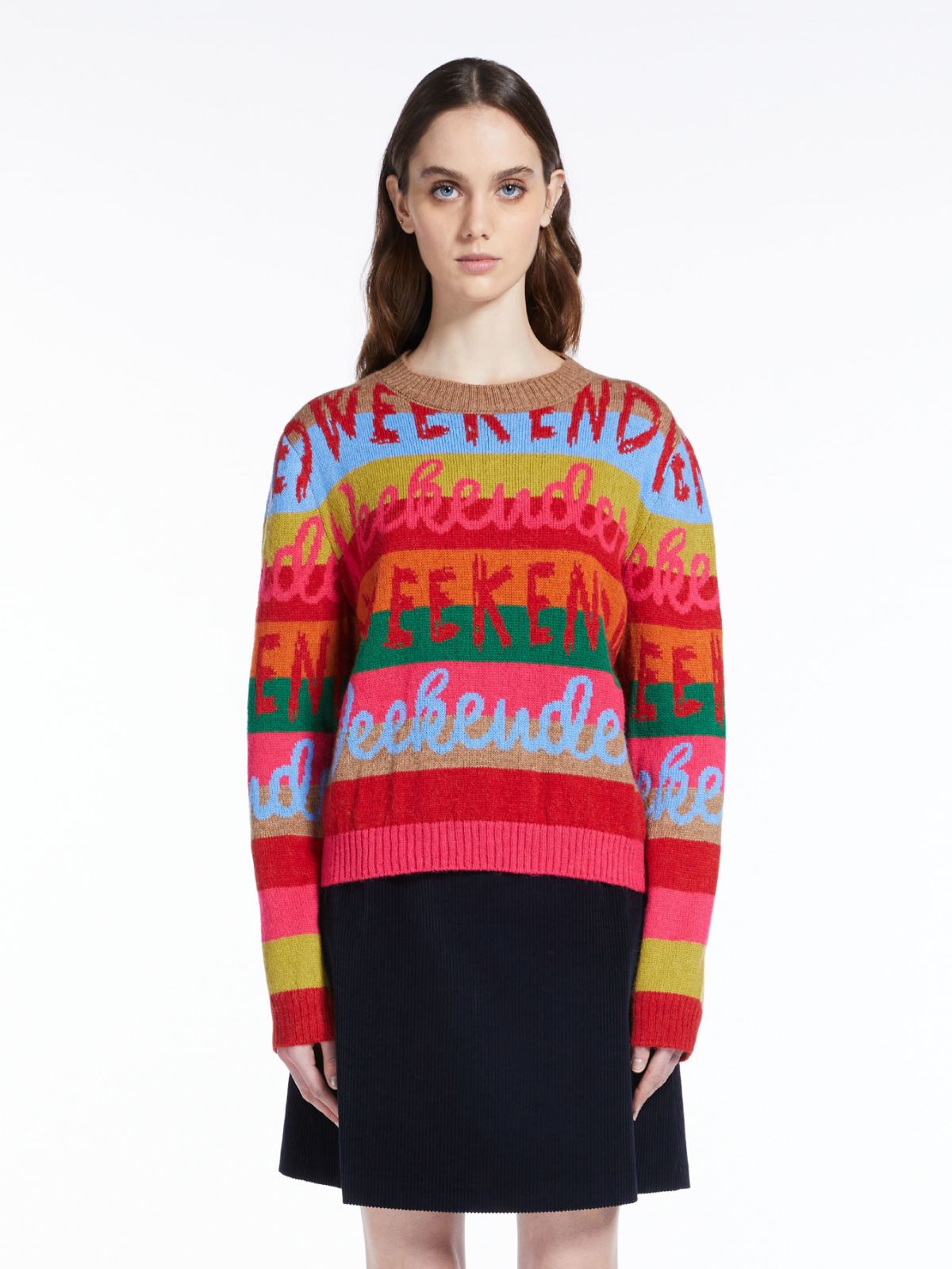 Alpaca and cotton-blend yarn sweater Weekend Maxmara