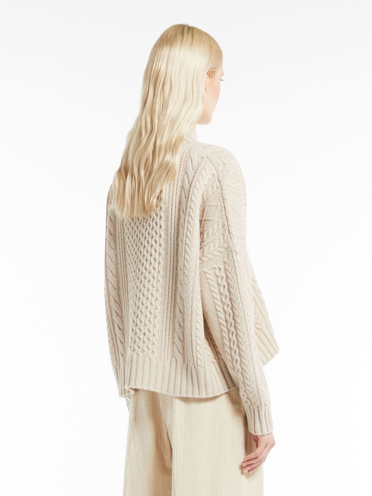 Carded wool yarn sweater - BEIGE - Weekend Max Mara - 3
