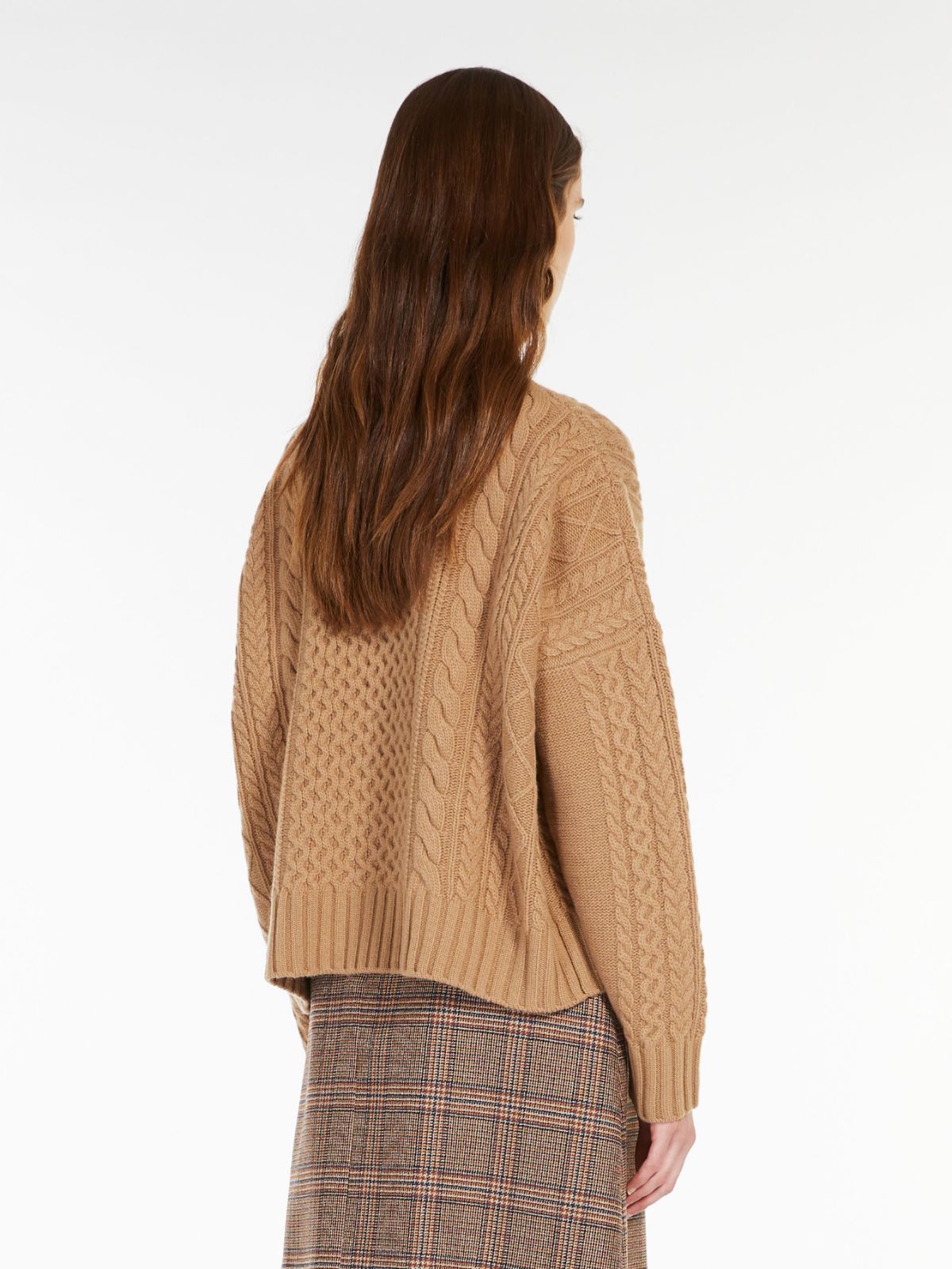 Carded wool yarn sweater - CAMEL - Weekend Max Mara - 3
