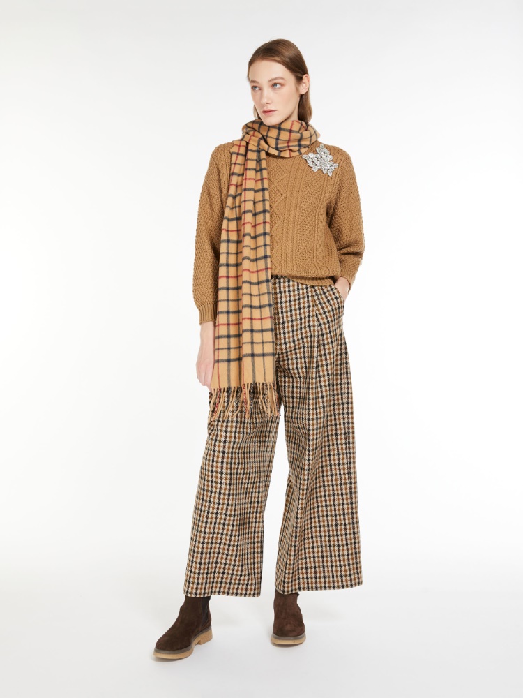 UGOLINA_crosselling_img Wool yarn sweater - CAMEL - Weekend Max Mara