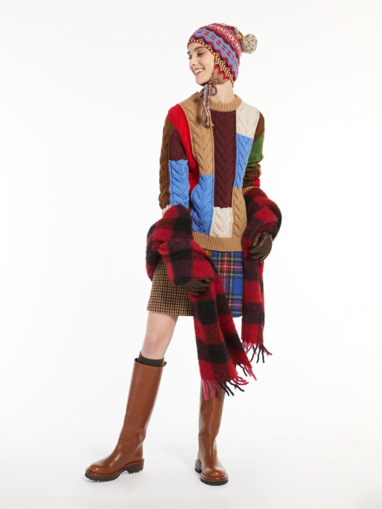 GHINEA_crosselling_img Carded wool sweater - CORNFLOWER BLUE - Weekend Max Mara