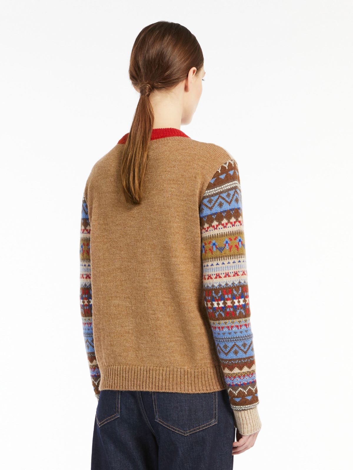 Alpaca and wool sweater - CAMEL - Weekend Max Mara - 3