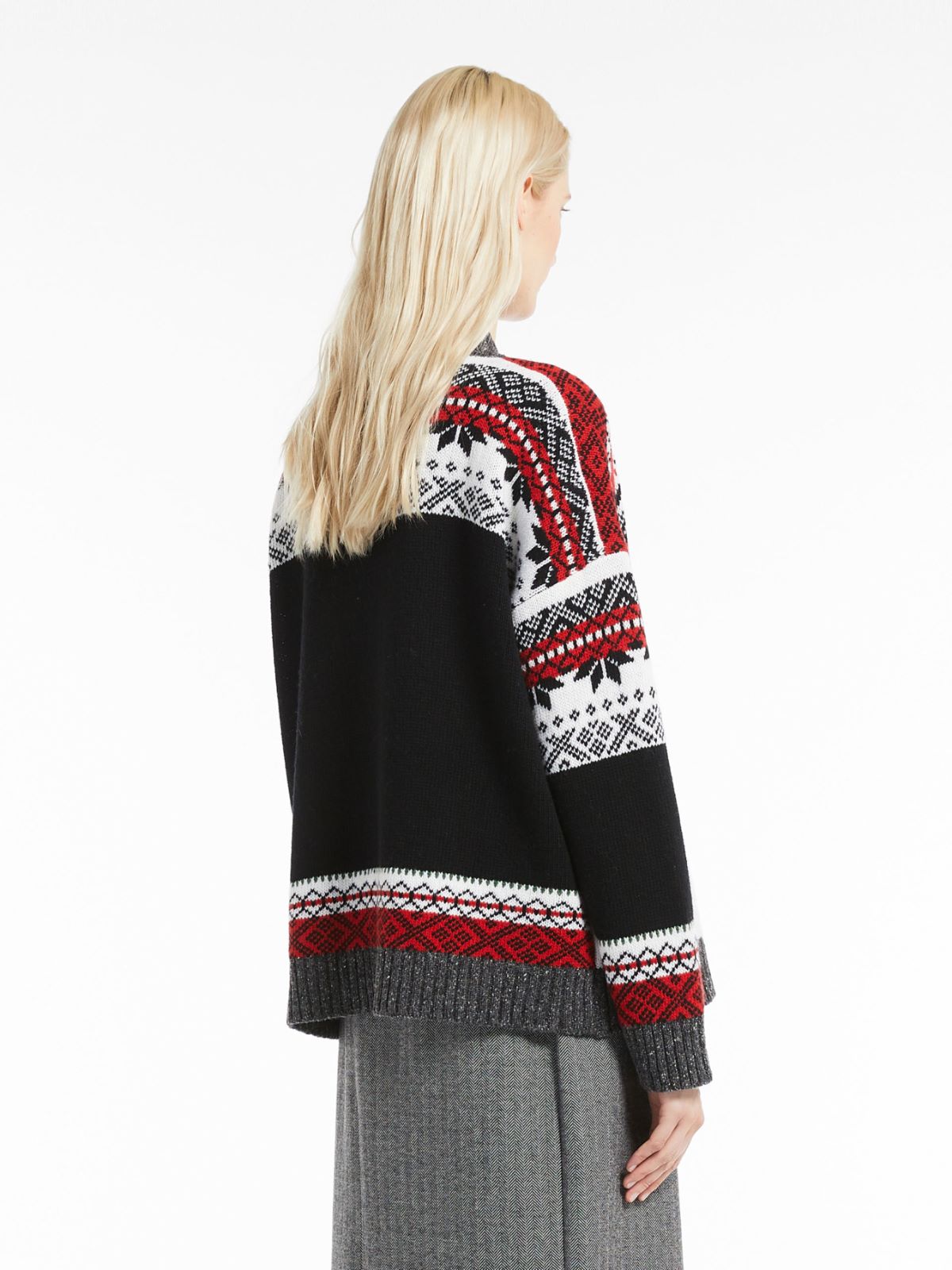 Wool yarn sweater - RED - Weekend Max Mara - 3