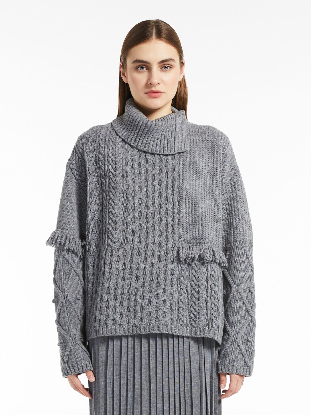 Carded wool sweater - MEDIUM GREY - Weekend Max Mara - 2