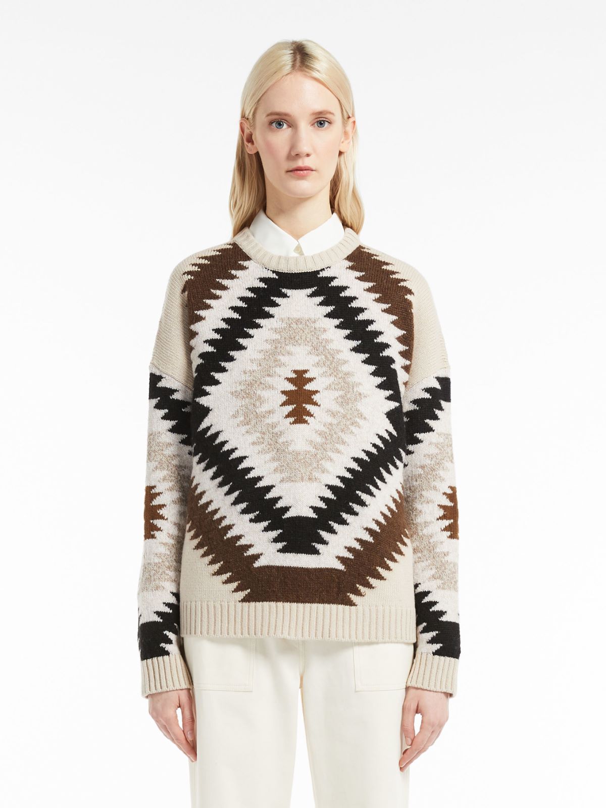 Wool sweater - BEIGE - Weekend Max Mara - 2 Wool sweater - BEIGE - Weekend Max Mara - 2