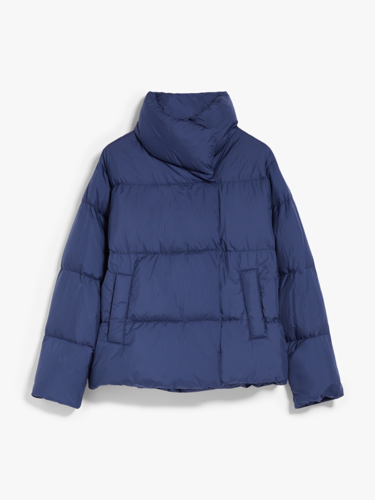 Water-repellent satin jacket, ultramarine | Weekend Max Mara