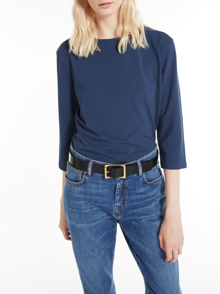 Buckle belt, black | Weekend Max Mara