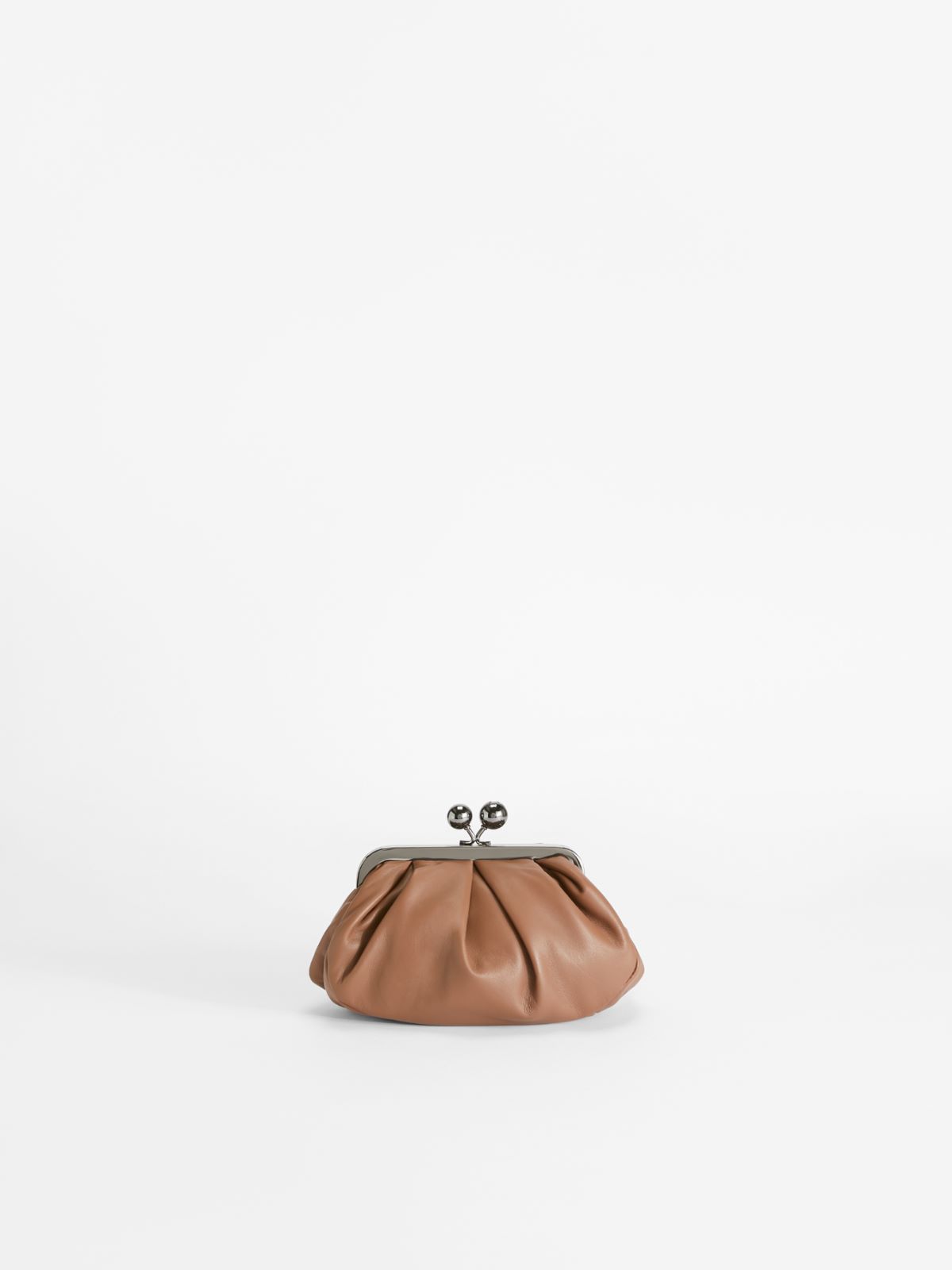 Small leather Pasticcino Bag - TOBACCO - Weekend Max Mara