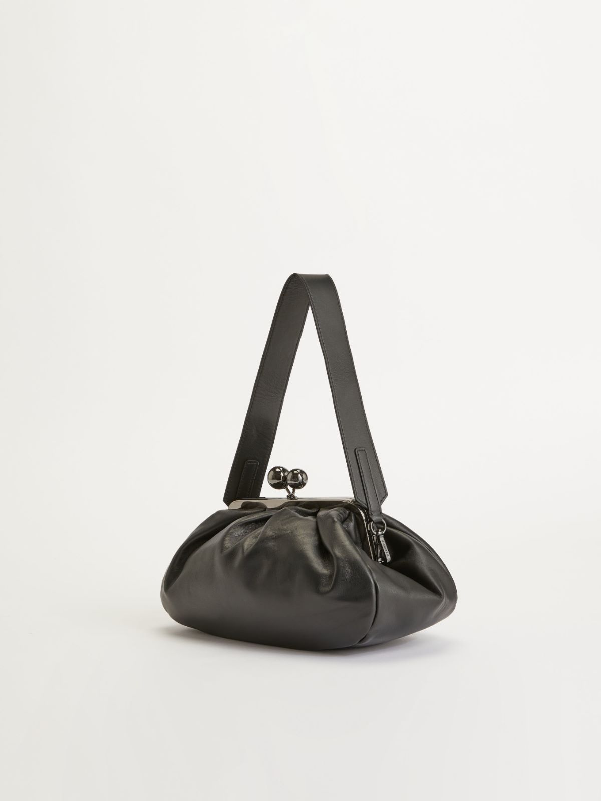 Medium leather Pasticcino Bag - BLACK - Weekend Max Mara - 2