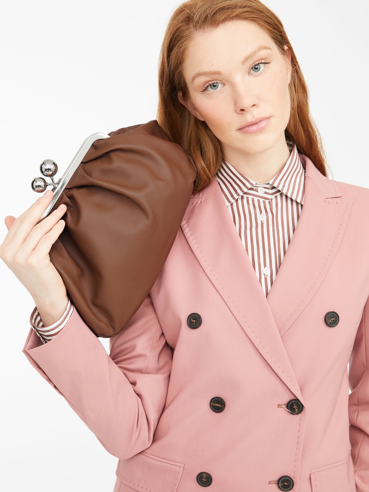 Medium leather Pasticcino Bag - TOBACCO - Weekend Max Mara - 8 Medium leather Pasticcino Bag - TOBACCO - Weekend Max Mara - 8