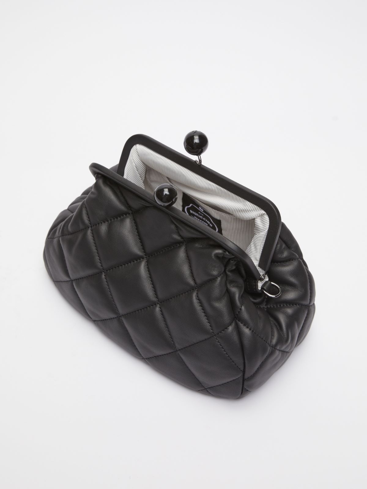 Nappa leather Pasticcino Bag - BLACK - Weekend Max Mara - 6