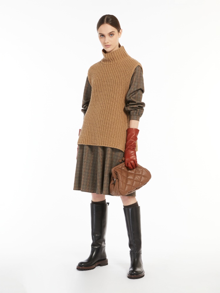 Nappa leather Pasticcino Bag, tobacco - Weekend Max Mara